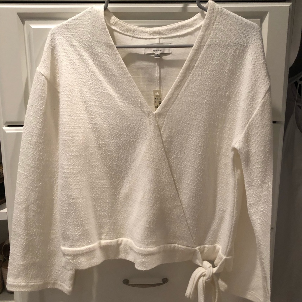NWT Madewell wrap top
